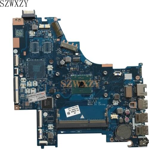 SZWXZY For HP 15Q-BS 15-BS Laptop Motherboard With SR2KN N3060 CPU 939605-601 939605-001 CSL50/CSL52 LA-E811P