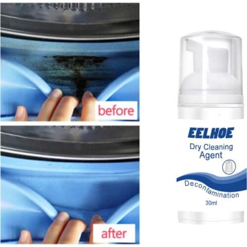 30ml Multifunctional Clothing Foam Cleaner Dry Cleaning Clothing Foam Liquid Stain Remover Cleaning Convenience Detergent TSML1