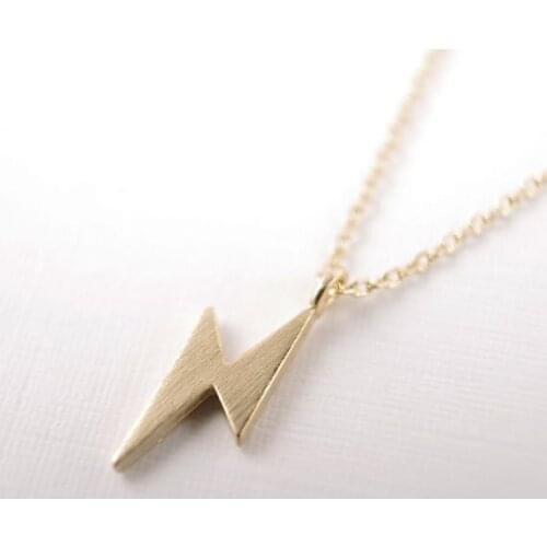 Fashion small lightning shape necklace