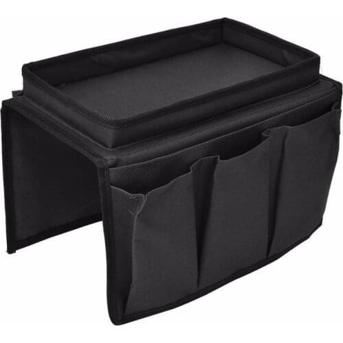 4 Pocke Sofa Armrest Organizer Chair Couch Mobile Phones Magazine Storage Bags Tray Armchair Hanging Storage Holder Organizer
