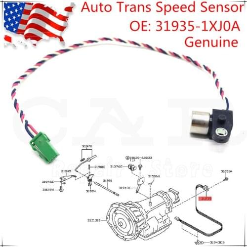 Genuine Auto Trans Speed Sensor 31935-1XJ0A for Infiniti Q40 Q50 Q60 Q70 QX80 for Nissan 350Z Titan Armada Hitachi 319351XJ0A