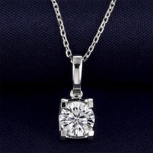 Moissanite 18K Gold Necklace MS-039