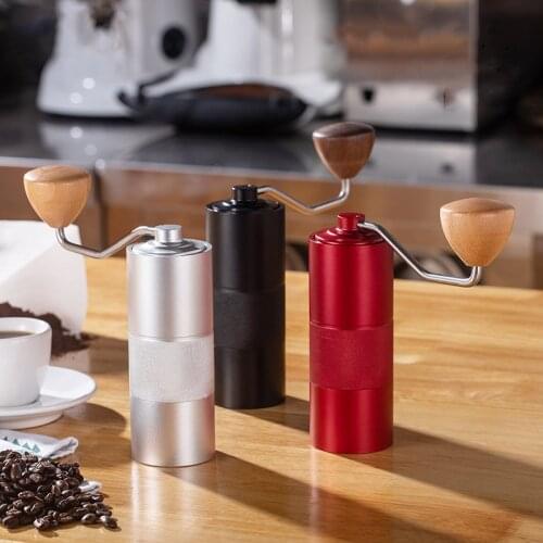 Professional Conical Burr Coffee Grinder Portable Coffee Machine Household Manual Grinder Stainless Steel Grinding Core Tools