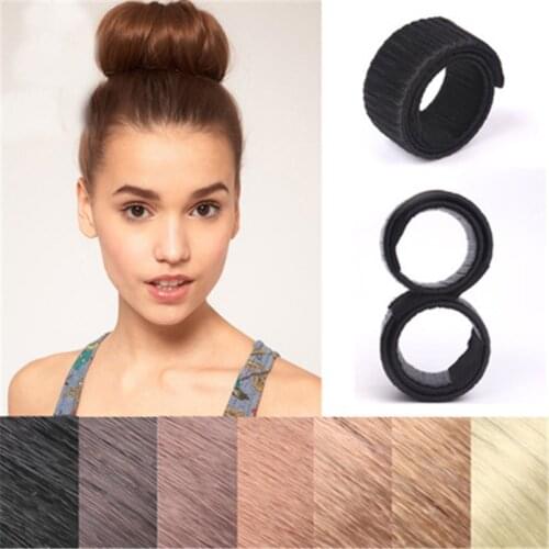 Dropshipping 1pc Magic Hair Styling Multi Function Hair Donut Girls Hair Accessories French Twist Magic DIY Tool Bun Hair Maker