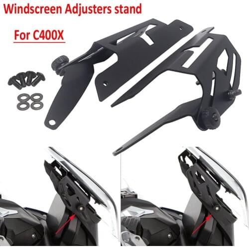 For BMW C400X C 400 X C400 X Motorcycle Windscreen Adjusters stand CNC Windshield navigation Bracket fits Windshield Adjustable