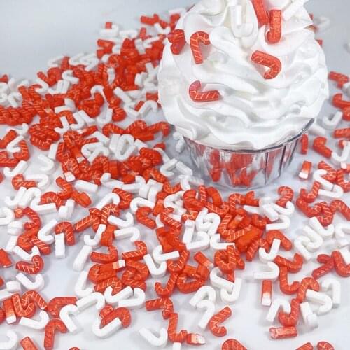 Christmas Candy Red Walking Stick White Christmas Walking Stick Mix Fondant DIY Cake Baking Christmas Decoration Free Shipping