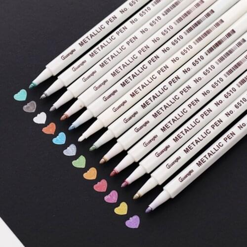 Practical Drawing Painting Marker Pens DIY Craft Album Scrapbooking Decor Graffiti Pen Waterproof Black Card Photo Paint Pen