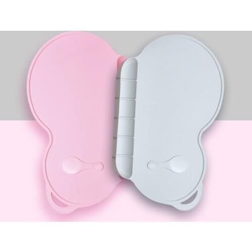 Toddler Silicone Placemat Non-slip Food Catching Baby Tray Soft Microwave Dishwasher Safe for Kids Tableware TS2