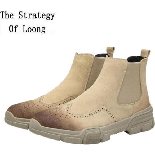 The Strategy Of Loong Men's Chelsea Boots