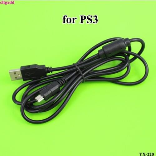 Cltgxdd 1.8 m USB Charge Cable with Magnetic Ring for ps3 For Sony Playstation PS3 handle wireless controller Connector