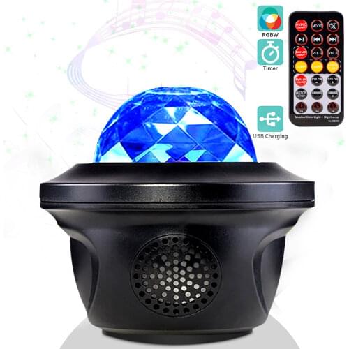 Star Night Lights Bluetooth USB Remote Control Timer Music Player Colorful Projector Light Decoration Light LED Starry Sky Lamp