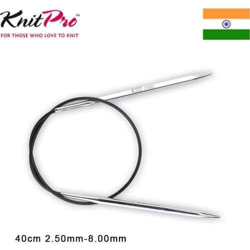 1 piece Knitpro Nova Cubics Series 40 cm Fixed Circular knitting Needle Size 2.50mm-8.00mm