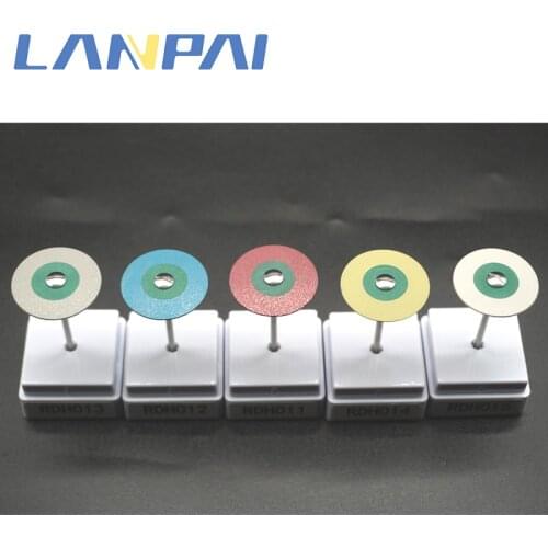 Lanpai 1PC Dental Polishing (HP) BUR HOLDER 26mm Rubber Diamond Polish Wheels for Zirconia Tools