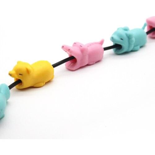 10pcs Cable Winder Cute Animal cable protector for iphone usb cable organizer charger wire holder for iphone cable Protection