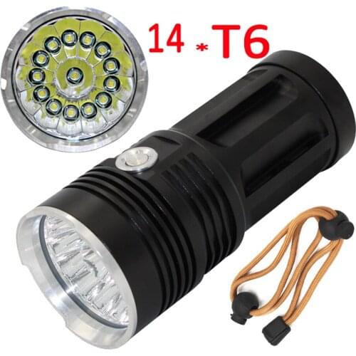 5 Modes 14000LM 3/4/5/6/7/8/9/10/11/12/13/14 x XML T6 LED Aluminum Flashlight Outdoor Night Lamp Torch Light Camping