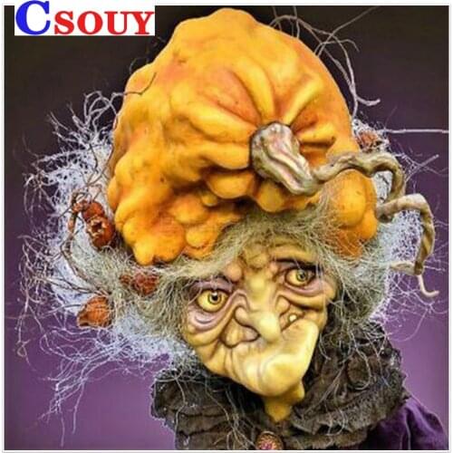 5D DIY Diamond Painting Cross Stitch Witch Diamond Embroidery Mosaic Full Square Round Gift Kits Mosaic Needlwork Rhinestones