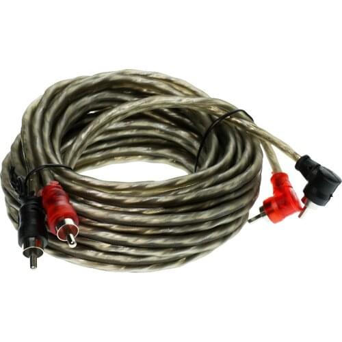 5m 2RCA to 2RCA Male Car Stereo Audio Power Speaker Horn Cable to Connect Home Entertainment Audio Systems DVD Player Subwoofer