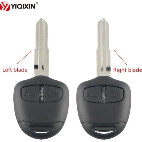 YIQIXIN 2 Button Remote Car Key Shell Fob Case Cover For Mitsubishi Lancer Grandis Evolution Outlander Colt Mirage Left Or Right