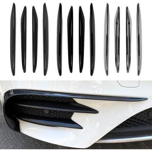 4Pcs Car Front Fog Light Decorative Cover ABS Trim For Mercedes Benz E-Class W213 AMG E200 E300 E260 2016 2017 2018 2019 2020