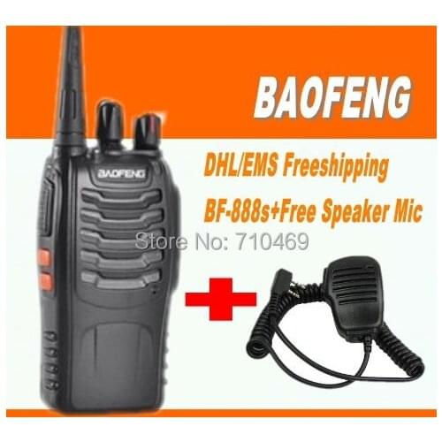 DHL freeshippi+Boafeng bf888s bf-888s mini 16 CH Professional Transceiver Walkie Talkie Transmitter cb Radio Station+speaker mic
