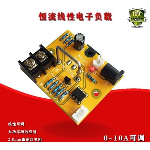 Constant Current Electronic Load, Adjustable Linear Electronic Load, High Power 0 to 10A Constant Current AC-F101