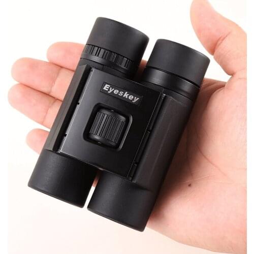 Eyeskey HD 10x25 Mini Binoculars Waterproof Portable and Foldable Bak4 Prism Optics Telescope for Outdoor Camping Hunting