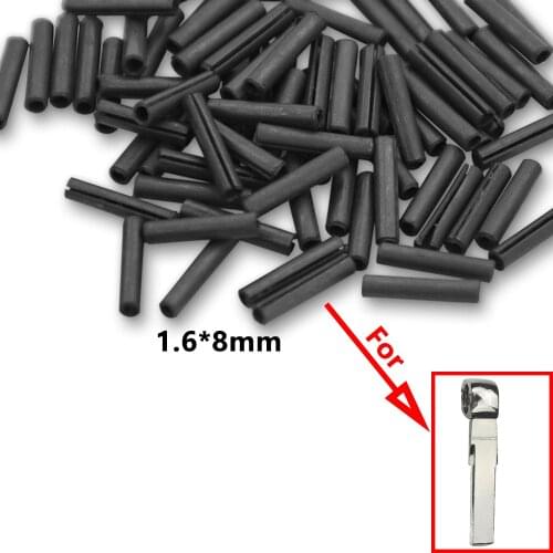 200PCS/LOT Remote Control Key Blank Fixed Pin 1.6MM PIN Fixed for Folding Remote Key Blade L:8MM D:1.6MM for KD / VVDI key