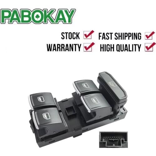 Power Window Switch Control Button For Volkswagen VW Golf Mk7 Passat B8 Tiguan Touran 2014 2015 2016 2017 2018 OE: 5G0959857A