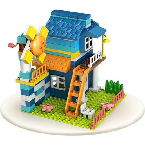 City Architecture Villa Cottage Model Japanese-Style House Building Blocks Compatible Brands Kids Educational Toys Gift
