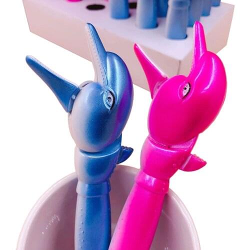 Korea Cartoon Ballpoint Pen Cute Animal Dolphin Press Ball Pens 0.7mm Stationery Novelty School Office Supplies