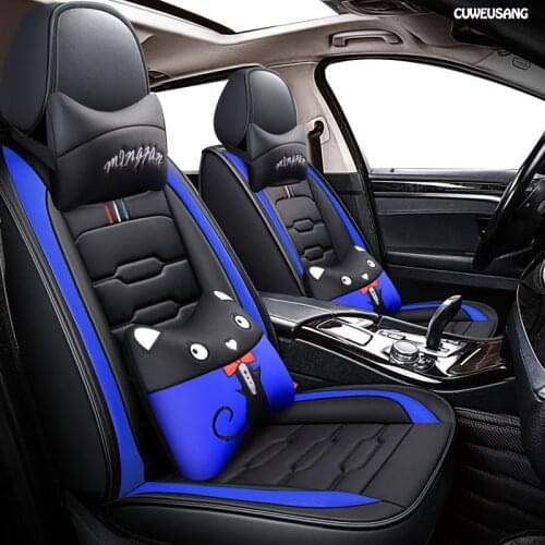CUWEUSANG leather car seat cover For Changan all models CS75 CS35 CX20 CX30 CS15 CS95 CS55 car seats