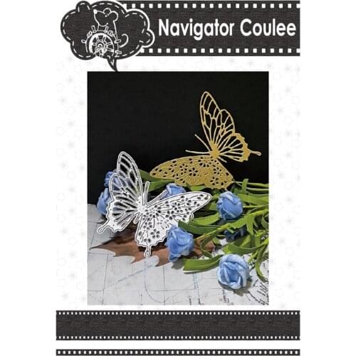 Metal cutting mold, fresh flowers, big butterfly died of novice scrapbook cutting decorative stamps and mold craft supplies 2021