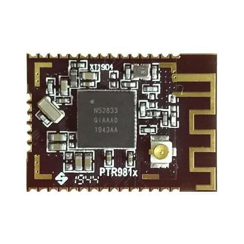 Free-shipping 5pcs/lot nRF52833 bluetooth 5.2 multi-protocol module PTR9813+ IPX antenna support zigbee thread mesh ANT IOT