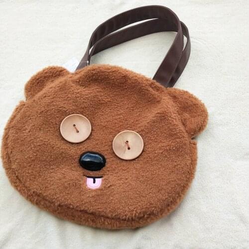 Movie Tim Bear Plush backpacks handbag Shoulder Bag storage bag stuffed toys plush toy doll doll A gift for a friend