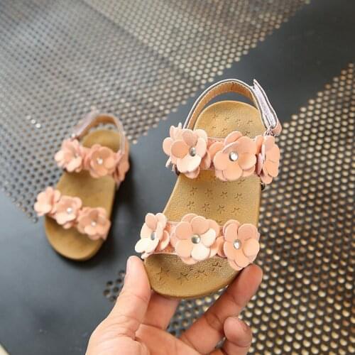 Girls Sandals Toddler Baby Girl Sandals Floral Sole Kids Children Princess Sandals Shoes Beach Summer Sandals For Girls Kids