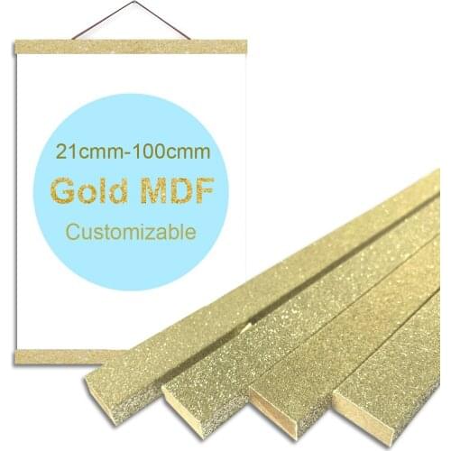 Grey Wood Color Painting Frame Magnetic Wooden Hangers Wood Photo Frame Painting Canvas Poster Hanger Frame Canvas Art Frame