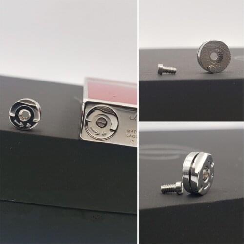 Silver Replacement Adjustment Gas Bottom Screw Suitable For Dupont L2 France Butane Lighter Repair Service Inner Parts Dropship