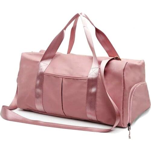 Gym Bag Sports Gym Tote Travel Workout Swim Yoga Bag with Dry Wet Pockets Multifunctional BHD2