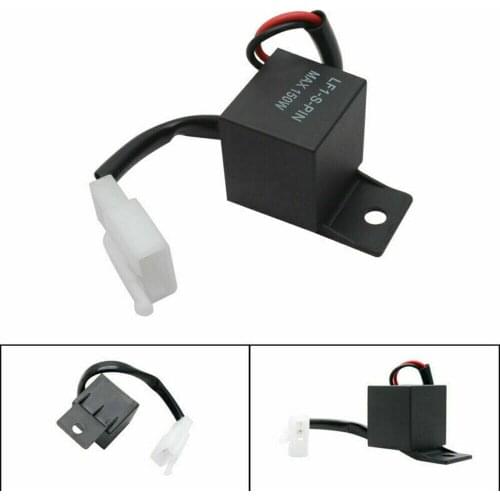 LED Flasher Relay 12V 2-Pin Motorcycle Electronic 150W LED Turn Signal Bulbs LED Turn Indicator Light Flasher Blinker Relay 1PC