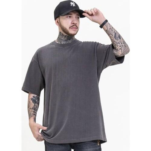 High quality Mens casul comfortable solid color short sleeve T-shirts man leisure tees