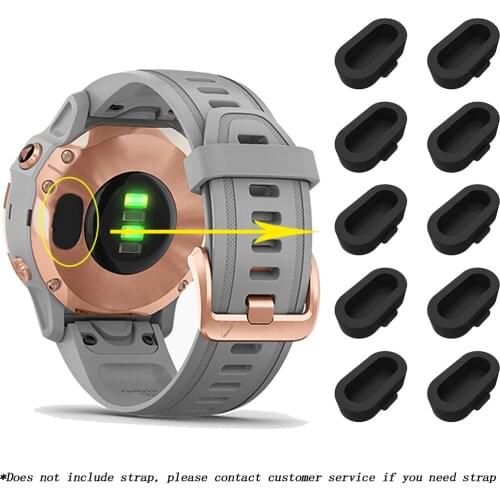 For Garmin Fenix 5 5S 5X 6 6S 6X Charging Port Protective Case Cover Silicone Dust Plug For Vivoactive 4/ 3 Vivomove 3 3S Venu