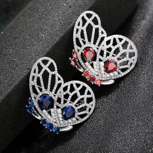 Zhijia Jewelry Butterfly Brooches For Clothes