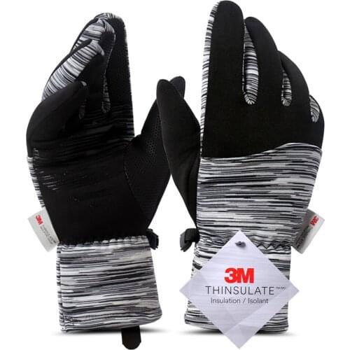 Winter Fleece Touch Screen Skiing Gloves Non-slip Windproof Extended Bowl Snowboard Gloves Keep Warm Ski Motorcycle Mittens