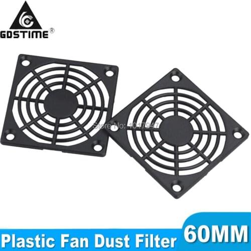10PCS Gdstime 60mm Dustproof Filter Computer Mesh Dust Guard Grill Cover for 60x60mm 6cm Cooling Fan