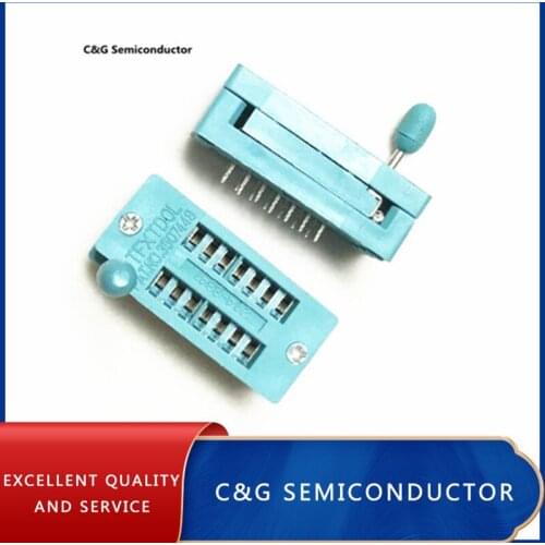 10pcs IC Test Universal ZIF Socket 14pin 14 pin dip 2.54mm IC Socket pitch