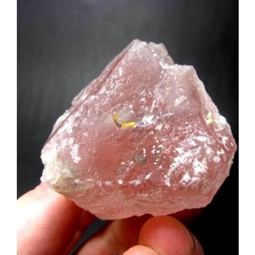 110g Pink Octahedral Fluorite - crystals and stones healing Mineral specimen Home Decor feng shui decoration