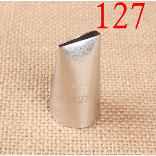 127# Rose Petals Cream Bean Paste Decorating Mouth 304 Stainless Steel Baking Cake DIY Tool Medium
