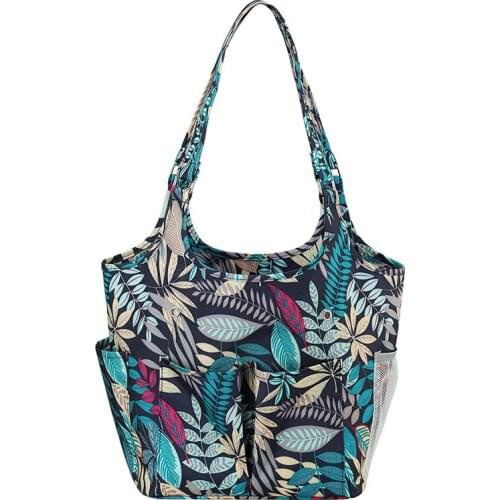 New Yarn Storage Bag Tree Leaf Durable Crochet Sewing Tool Organizer Big Tote Needlework Accessories Container Knitting Bag