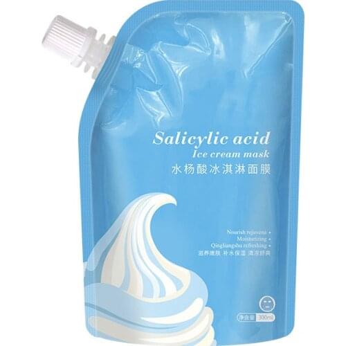 20 Salicylic Acid Ultra Cleansing Mask Ice Cream Mask Fades Acne Marks Blackheads Moisturizing Cleansing Shrinking Pores