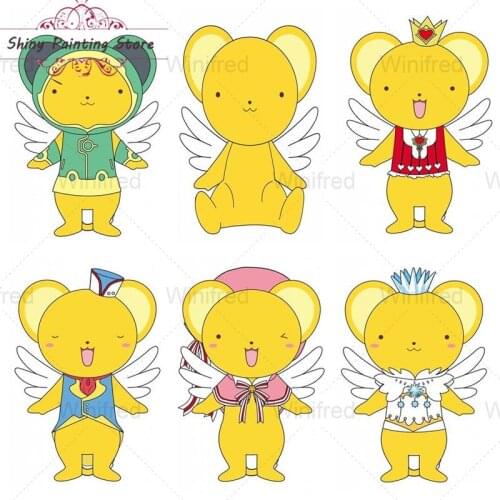 Diamond Embroidery Japanese Anime Mythical Beast Yellow Elf Kero 5D Diamond Painting Full Square/Round Rhinestone Cute Picture